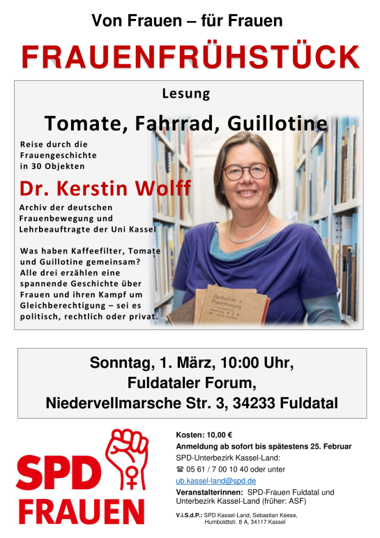 Frauenfrühstück am 1. März